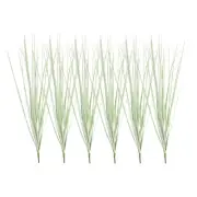 6Pcs Artificial Grass Plants Fake Wheat Grass Greenery, Light Green