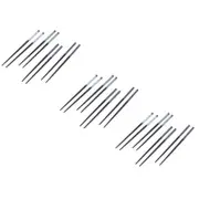 3x 4pc Davis & Waddell Bamboo Chopsticks Set Pairs 22x1cm - Black/White