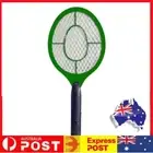 Bug Zapper Racket Electric Fly Swatter Handheld Battery Powered Zapper (Green)