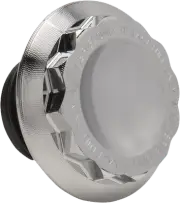 Arlen Ness Gas Cap Chrome 12 Point for Harley Davidson FL FX XL 0703-0858