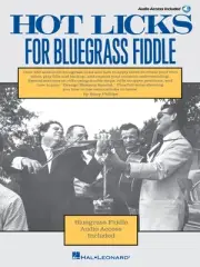 Hot Licks for Bluegrass Fiddle Learn to Play 450 Licks Music Lessons Book Audio