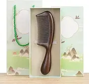 Walnut Hair Comb, Walnut Wood Comb, Wooden, Anti Static, For Women and Men (2#)