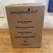 Pampered Chef Ceramic Egg Cooker #1529 NEW Never Used