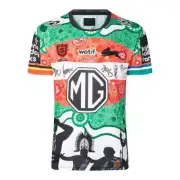 SOUTH SYDNEY RABBITOHS 2024 NRL TEAM CLASSIC INDIGENOUS ROUND KIDS YOUTH JERSEY