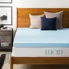Lucid 3 Inch Mattress Topper King - Gel Infused Memory Foam – Memory Foam