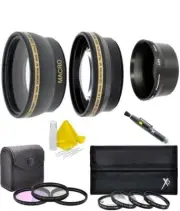 Accessory Lens Filter Kit for Panasonic Lumix DMC-LX3