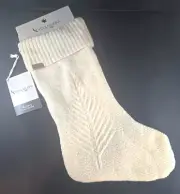 UGG KOOLABURRA Christmas Ivory "BIRCH" Holiday Stocking Tree Pattern New