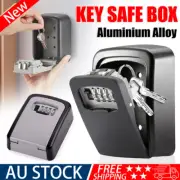 Aluminium Wall Mounted Combination Lock Key Safe Storage Box Security Home AUS