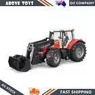 1:16 Scale Massey Ferguson 7600 Tractor With Front End Loader Kids Toy Model