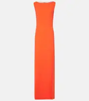 [Max Mara] Max Mara Chain-detail cady gown UK 4 red