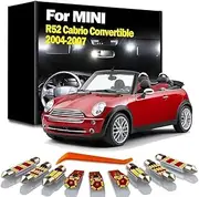 10Pcs LED Interior Reading Light Kit, For Mini R52 Cabrio Convertible 2004 2005 2006 2007 Door Footwell Trunk Lamp