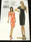 VOGUE SEWING PATTERN V8313 - MISSES' PETITE DRESS - Uncut - Sizes 14 to 20
