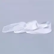 1Pair Silicone Gel Height Increase Shoe Insoles Invisible Soft Heel Insert Pad