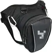 Waterproof Waist Waist Leg Bag Thigh Straps Hip Motorcycle Travel Battery/Mobile Phone Plush Bag(Gris)