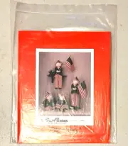 Past Times (Karen's Coop) pattern Old Glory Uncle Sam Betsy Ross doll decoration