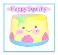 在飛比找Yahoo!奇摩拍賣優惠-~Happy Squishy~ 正版Areedy 彩虹大布丁