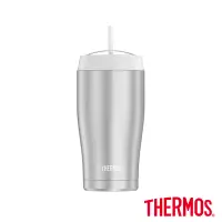 在飛比找博客來優惠-【THERMOS 膳魔師】不鏽鋼真空吸管隨行瓶0.65L -