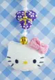 【震撼精品百貨】Hello Kitty 凱蒂貓~KITTY手機吊飾-和風系列-紫花