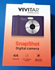 Vivitar VECS130 Snapshot Digital Camera Dark Purple New In Box