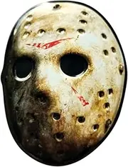 Friday the 13th Hockey Mask Candy - One (1) Collectible Jason Voorhees Mask Tin- Cleaver Shapped Sour Cherry Flavor
