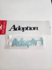 Scrapbooking DieCut - Adoption Day Adopted LOT - New Vintage #23