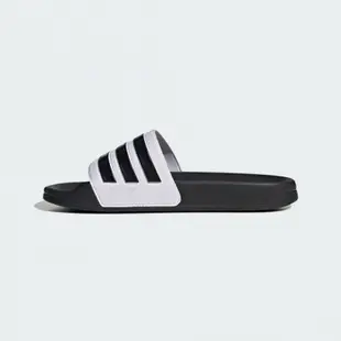 ADIDAS ADILETTE SHOWER 休閒 拖鞋 黑白 男女鞋 -GZ9508