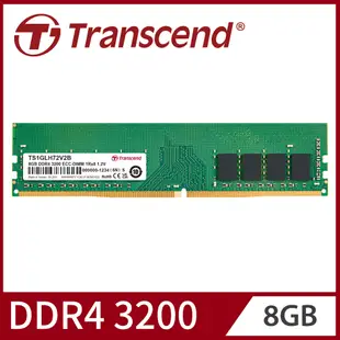 Transcend 創見 ECC-DIMM DDR4 3200 8GB伺服器記憶體(TS1GLH72V2B)