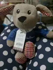 NWT BEN SHERMAN ORIGINAL Dog Toy With Squeaker 13" HTF