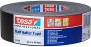 Tesa® reg; Gaffer Adhesive Tape 50 m x 50 mm Black (Matte)