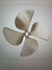Acme 537 13.5 x 16 Inboard Propeller LH Nibral 1 1/8" Bore 4 Blade .105 Cup