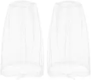 2Pcs Face from Insect Bug Bee Mosquito Gnats Head Net Mesh Protective Cover Mask