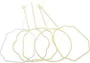Homoyoyo Elegant Diy Vintage Palace Style Hollow Fan Frame 5pcs Classic Chinese Fan Frame Diy for Events