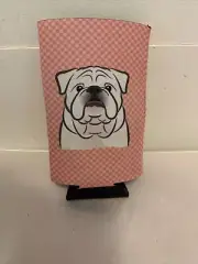 English Bulldog Tall Boy Beverage Insulator