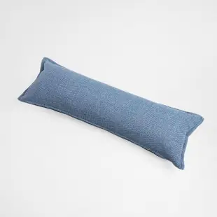 【特力屋】厚編棉絨環保棉長抱枕 40x120cm 藍
