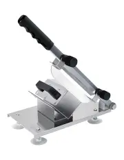 [SOGA] Manual Frozen Meat Slicer Handle Meat Cutting Machine in Silver