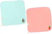 LALADEFIEE 2 Pcs Baby Bibs Triangle Towel Toddler Drool Bibs Toddler Drooling Bibs Bandana Bibs