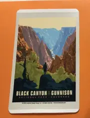Black Canyon Gunnison National Park Indoor/Outdoor Sticker