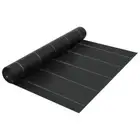 vidaXL Weed & Root Control Mat Black 1x50 m PP STP