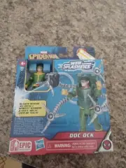 Hasbro Marvel Spider-Man Web Splashers Epic Hero Series Doc Ock 4" Figure NEW