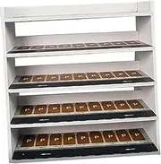 CoudarTitie 1:64 Scale Car Model Display Case, Car Garage Display Case, Showcase Gifts, Model Collections, 5 Layers
