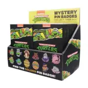 Teenage Mutant Ninja Turtles Mystery Pin Badges Case Of 12 Boxes Official TMNT