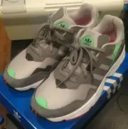 ADIDAS YUNG-96 “WATERMELON” Grey/Grey/Shock Pink size 10 Brand New never worn