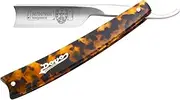 DOVO Barbarossa Razor - Carbon Steel Razor - 5/8 Inch - Spanish Head - Pointed Back - Full Hollow Cut - Dovo Solingen Barber Knife