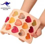 Ice Cube Tray,Heart Ice Cube Tray,Silicone Ice Cube Tray, 21 Cells Mini Heart Sh