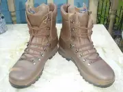 British Army Alt-Berg Boots,Defender Combat,High Liability,Size 13M ,Male,Brown.