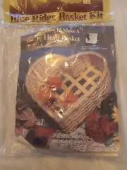 Vntg Blue Ridge Basket Kit 1983 How To Make A Heart Basket Commonwealth New USA