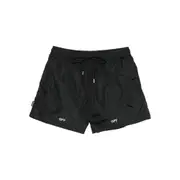 [Off-white] Off-white Logo-print Swim Shorts L BLACK