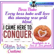 Glitter Wax Creations Boss Babe ~ Rose Gold Sparkles for Wax 1oz Pouch