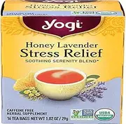 Yogi Tea Herbal Tea Bags Honey Lavender Stress Relief - 16pk