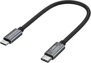 [CableCreation] USB C Cable Short 0.65 FT, USB-C to Micro USB A OTG Cable, Compatible with DJI Spark/DJI Mavic/Mavic Pro/Mavic Pro Platinum/Mavic Air Controller 0.2m, Space Gray
